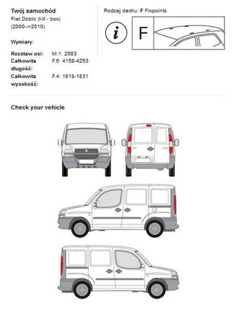 Ford Transit L1/H1 takplattform 2000 - 2006