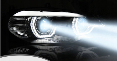 Lampor Full Led Svart För Bmw X5 E70 07-13 Xenon D1S