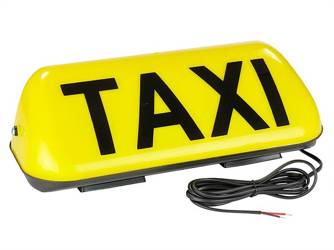 TAXI diagonal lampa, LED, gul