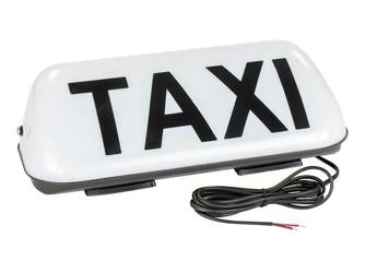 TAXI lampa, diagonal, LED, vit