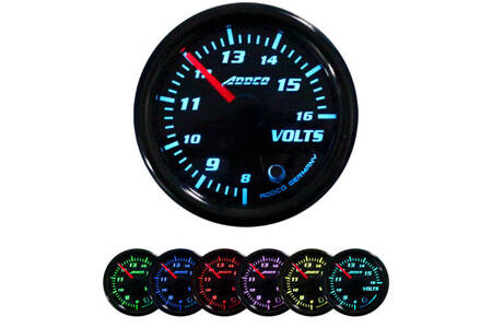 ADDCO 52mm klocka - Voltmeter