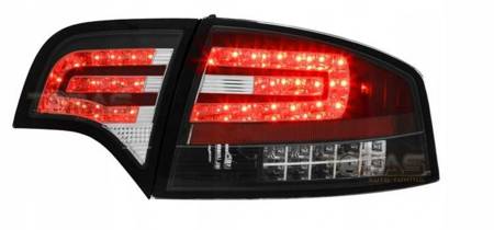 AUDI A4 B7 04-07 sedan svarta LED-lampor