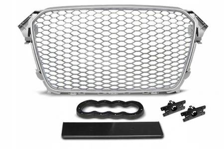 Audi A4 B8 RS-TYPE frontgrill matt silver