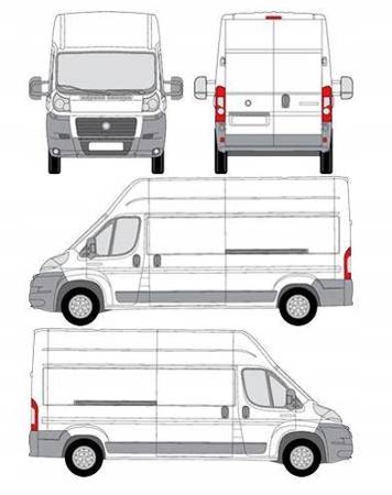 Cruz takplattform för bagage Fiat Ducato L3H3