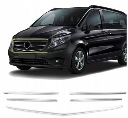 Främre grillgallerlist MERCEDES VITO W447 III 2014-2019