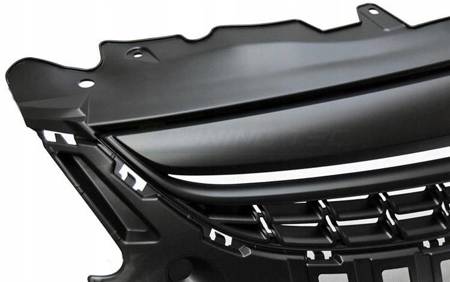 Frontgaller OPEL CORSA D 11-14 BLACK MATT