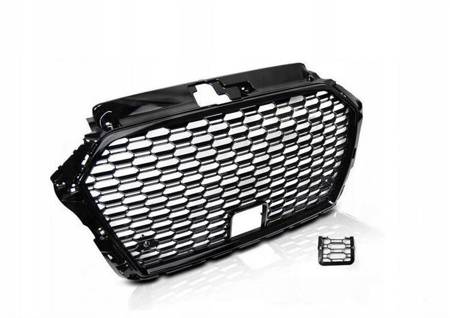 Frontgrill Audi A3 8v 17- RS3 Style Svart