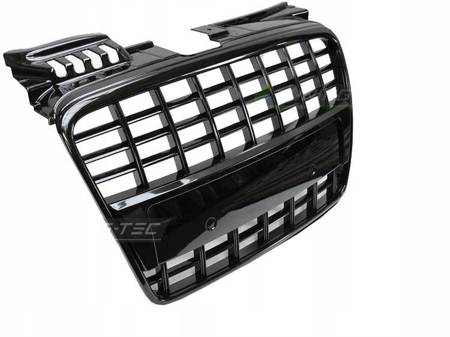 Frontgrill Audi A4 B7 04-08 S8 LOOK GLOSSY BLACK