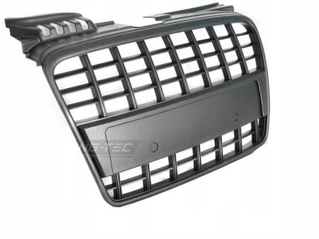 Frontgrill Audi A4 B7 04-08 S8 Look Svart Matt