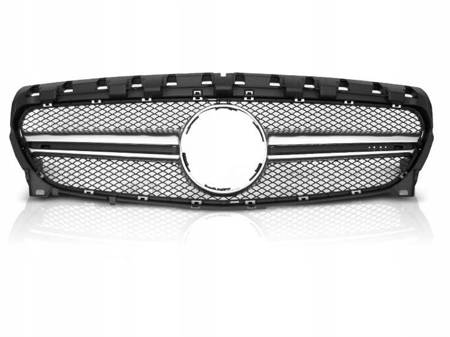 Frontgrill Svart krom Mercedes CLA W117 13-19