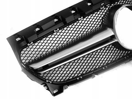 Frontgrill Svart krom Mercedes CLA W117 13-19