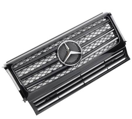 GRILL MERCEDES W463 G 90-12 SVART GLANS AMG LOOK