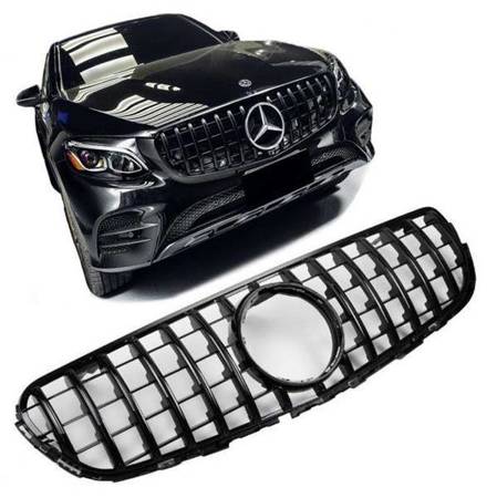 GRILL MERCEDES X253 GLC PANAMERICANA BLACK GTR AMG