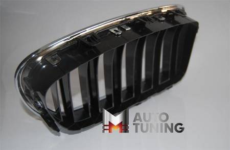 GRILL (NJURAR) BMW F10/F11 LOOK M5 SVART/KROM