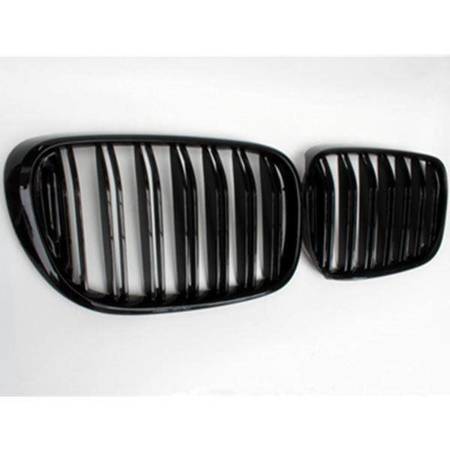 GRILL (NJURAR) BMW G11 G12 15- GLOSSY BLACK DUBBEL