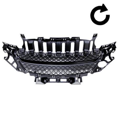 GRILL UTAN MÄRKE OPEL ADAM 12-19 SVART