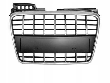 Grill Audi A4 B7 04-08 S8 Look Chrome Svart