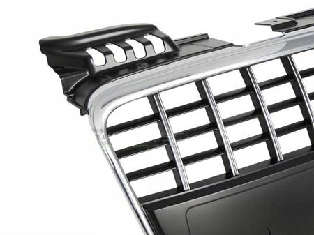 Grill Audi A4 B7 04-08 S8 Look Chrome Svart