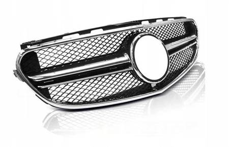 Grill Mercedes W212 13-16 amg stil svart krom