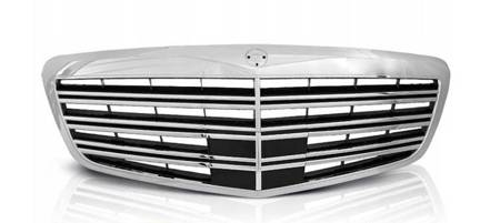 Grill Mercedes W221 09-13 S65 Amg Krom Svart