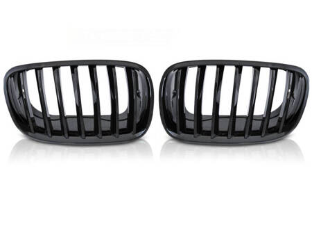 Grill Svart Glans Matt För Bmw X5 E70 X6 E71 08-