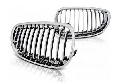 Grill, njurar BMW E60 / E61 03-10 CHROM