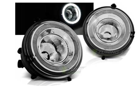 Halogenlampor Mini Cooper R55-R61 06-14 LED DRL ringar