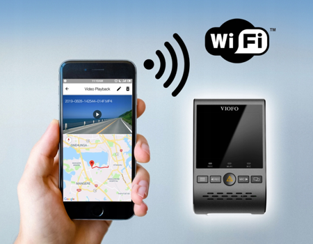 Kamerainspelare VIOFO A129PRO-G DUO GPS WIFI 4K