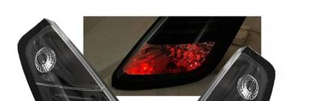 LED-lampor Fiat Grande Punto 05-09 Svart Led