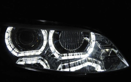 Lampor Bmw E92 06-10 Drl Krom Xenon