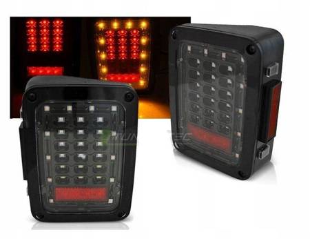 Lampor Chrysler Jeep Wrangler jk 07-18 led svart