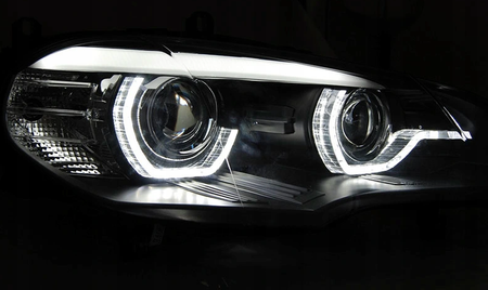 Lampor Full Led Svart För Bmw X5 E70 07-13 Xenon D1S