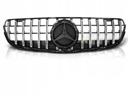 Mercedes GLC W253 15- GT-R Style Chrome Blank Black