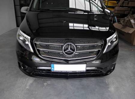 Mercedes Vito W447 Dummy Grill Strips 14+ Chrome