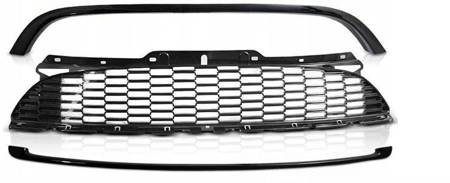 Mini Cooper 10-14 r56 r57 r55 svart blank grill