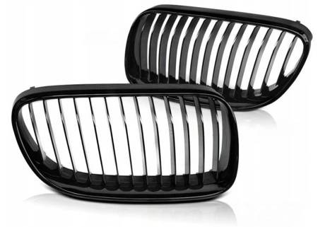 Njurgrill BMW E92 E93 10-13 C/C BLACK GLASS