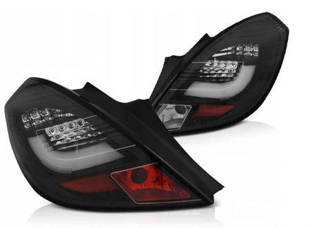 Opel Corsa d 3d LED lampor 06-14 svart led bar