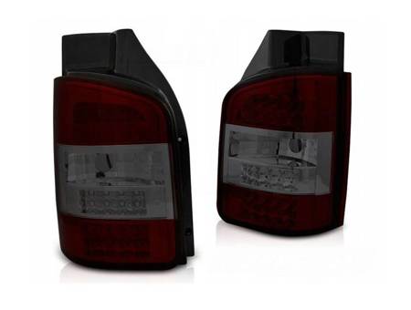 RÖD SMOKE LED-LAMPA för VW T5 10-15 TRANSPORTER