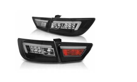 Renault Clio IV 13- svarta led bar lampor