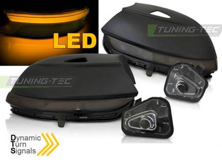 Sidoblinkers i speglarna nya SIDORIKTNING I SPEGEL SMOKE LED SEQ passar VW PASSAT B7 CC /JETTA /BEETLE / SCIROCCO