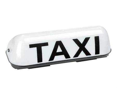 TAXI lampa, diagonal, LED, vit