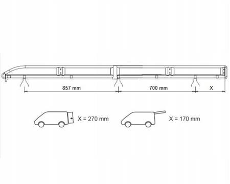 Takplattform för bagage Citroen Berlingo II L1