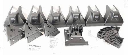 Trunk till Renault Trafic II och III (01-14;14-) H2 Opel Vivaro I och II (01-19) H2 Fiat Talento och Nissan NV300 (16-) och Primastar I och II (01-16;21-) H2 - med upphöjt tak CRUZ AluCargo AF3-138