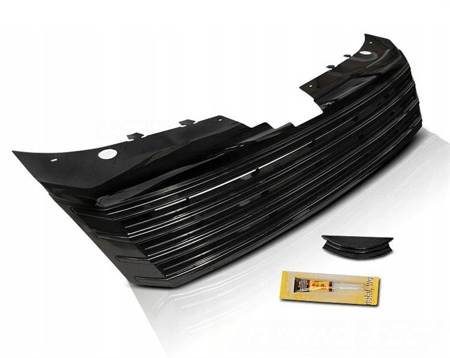 VW PASSAT B7 frontgrill 10-14 BLACK GLASS