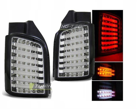 Vw T5 2003-2015 krom svarta led lampor