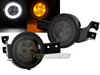 Blinkers med LED-positionsljus FRONT DIRECTIONLED SMOKE passar MINI COOPER R50 R53 R52 01-06