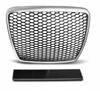 Frontgrill sport silver för Audi A6 C6 2009-2011