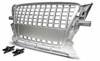 Frontgrill sport silver för Audi Q5 2008-09.2012