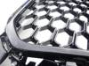 GRILL AUDI A3 12-16 RS3-OPTIK SVART UTAN PDC