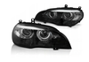 Lampor Bmw X5 E70 07-10 Rings 3d Drl Blk Xenon Afs